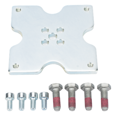 Placa para Eje de Motorreductor / Eje 20 mm / Acero Resistente / Montaje Rápido / Compatible GT4-GX4-GGT40AGS | SIERRA STORE