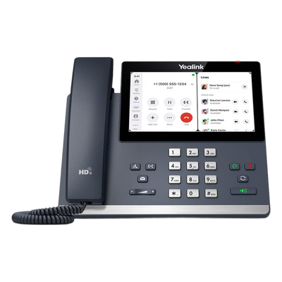 Teléfono IP Empresarial / Pantalla Táctil 7" 1024x600 / Audio HD con Cancelación de Ruido / Wi-Fi Dual Band 433 Mbps / Bluetooth 5.2 / | SIERRA STORE