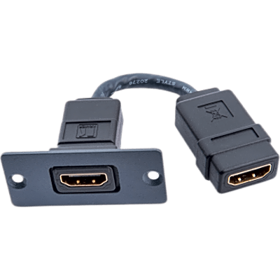 Wall Plate Inserción HDMI | Conexiones HDMI | Tamaño Espacio Simple | SIERRA STORE