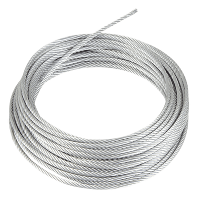 Retenida de Alta Resistencia / 1/8" / 7 Hilos Trenzados / Galvanizado Clase A / 500 m (1640.4 ft) / 600 kg Ruptura | SIERRA STORE