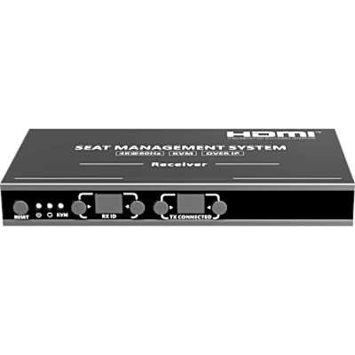 Receptor KVM por IP | 4K@60Hz | 120 m con PoE | Loop-out | Multiview y Videowall | HDMI 2.0 | USB 2.0 | Metálico | SIERRA STORE