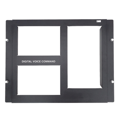 Placa de Revestimiento / Acero Calibre 16 / 439 x 439 mm (17.3 x 17.3 in) / Gabinetes CAB-4 / Negro | SIERRA STORE