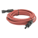 Cable Fotovoltaico, 2.5 m, Rojo, Calibre 10 AWG con Terminal MC4-M en Ambos Extremos | SIERRA STORE