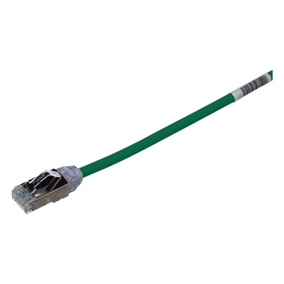 PANDUIT STP28X0.2MGR - Patch Cord Cat6A / 28 AWG / S/FTP / CM/LS0H / 20 cm (0.66 ft) / Verde | SIERRA STORE