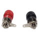 EPCOM INDUSTRIAL EI-71240 - Par de Bornes Aislados para Chasis / Rojo y Negro / Diseño Compacto / Uso Industrial | SIERRA STORE