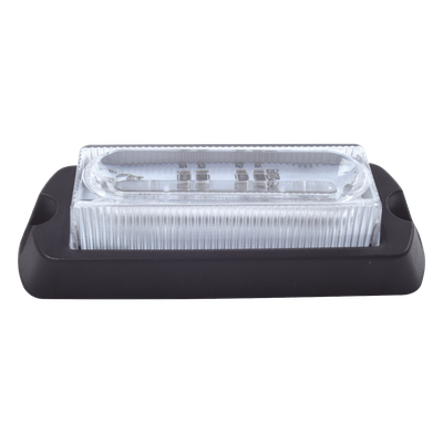 Luz Auxiliar Ultra Brillante / 8 LED Gen III Rojo/Claro / 10-30VCC / 12cm x 4.64cm x 2.4cm / 25 Patrones / Wig-Wag | SIERRA STORE