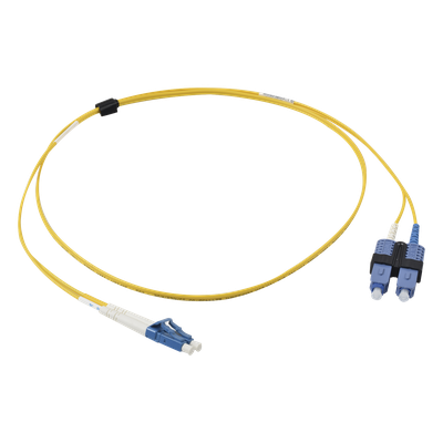 SIEMON FJ2-LCUSCUL-01 - Jumper de Fibra Óptica Monomodo / OS2 / XGLO / Riser / LC/UPC-SC/UPC Duplex / OFNR / Amarillo / 1 Metro (3.28 | SIERRA STORE
