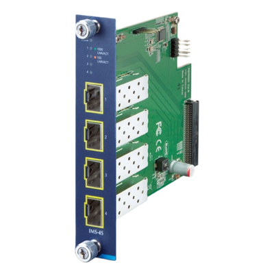 Módulo de Expansión / 4 Puertos SFP / 100/1000X / Diseño Modular / Entornos Industriales | SIERRA STORE