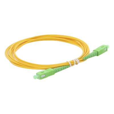 LINKEDPRO BY EPCOM LPSM2SCASCAS3 - Jumper de Fibra Óptica / SC/APC-SC/APC / Monomodo OS2 / Simplex / 3 m (9.84 ft) / 2 mm | SIERRA STORE