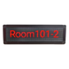Pantalla LED de Pasillo / Doble Cara / Matriz 128×32 / Indicadores RGB / PoE / SIP / Montaje en Pared | SIERRA STORE