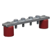 Barra de unión de aluminio / 369A / 15 cm x 2.5 cm / TIA/EIA BICSI | SIERRA STORE