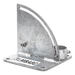 Base para Mástil / Ajuste de Ángulo 0° a 60° / Acero Galvanizado / Mástil 1 | SIERRA STORE
