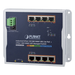 Switch Industrial PoE Administrable de Pared / 8 Puertos Gigabit PoE 802.3at / 2 Puertos SFP 100/1000X / Presupuesto PoE 200W / | SIERRA STORE