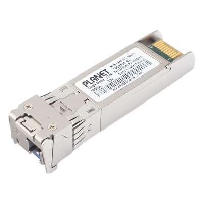 Transceptor WDM mini-GBIC SFP+ 10G / LC / Mono Modo 60 km (197 pies) / TX 1270nm RX 1330nm | SIERRA STORE