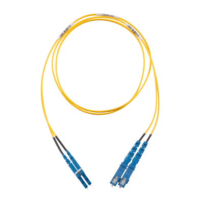 PANDUIT F92ERLNSNSNM015 - Jumper de Fibra Óptica / Monomodo OS2 9/125 / LC-SC Duplex / OFNR Riser / 15 m (49.21 pies) / Amarillo | SIERRA STORE