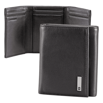 Cartera de Piel / Triple Pliegue / 6 Tarjetas / Divisor de Billetes / 9x10x3 cm / 0.1 kg | SIERRA STORE