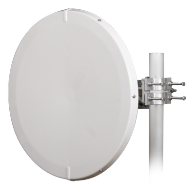 Antena Parabólica Direccional MIMO / 30.5 ± 1 dBi / 5.9-7.125 GHz / Plato Profundo 2 ft / Dual Polarización / RP-SMA (x2) / F/B Ratio | SIERRA STORE