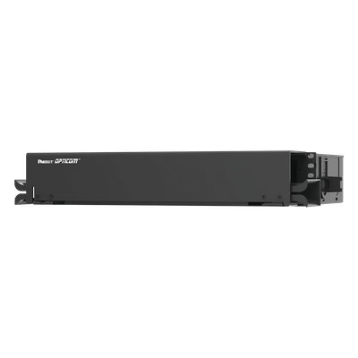 PANDUIT FMD2 - Panel de Distribución de Fibra Óptica, Acepta 8 Placas FAP o FMP, Bandeja Deslizable, Hasta 96 Fibras, Color Negro, 2 UR | SIERRA STORE