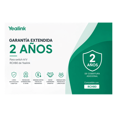 Garantia Extendida de 2 Años para Switch RCH80 de Yealink | SIERRA STORE