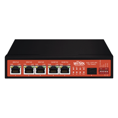 Controlador Solar de 15A con Switch PoE /  1 Puerto Gigabit PoE 802.3 bt / 2 Puertos PoE 802.3 af/at / 2 Puertos PoE Pasivo 24/48 Vcc | SIERRA STORE