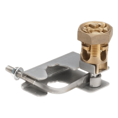 PANDUIT GPQC07-1/0 - Abrazadera de Tierra para Piso Falso / 6 a 1/0 AWG / Pedestales 22-29 mm / 4.19 x 3.38 x 3.19 in | SIERRA STORE