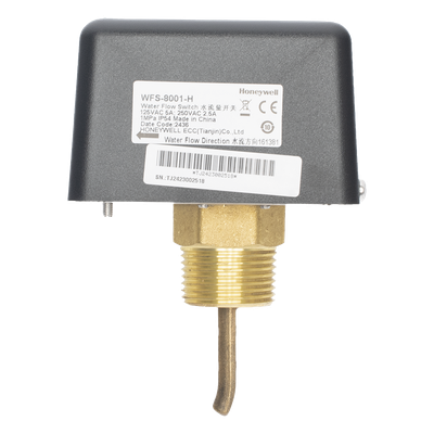 Interruptor de Flujo de Agua / Salida SPDT / Paleta de Acero Inoxidable / Presión 1 MPa (10 bar) / IP54 / Temperatura -20°C a 110°C | SIERRA STORE