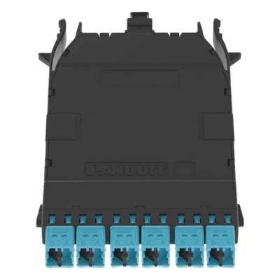PANDUIT FHCZO-12-10U - Cassette de Fibra Óptica / 12 Fibras OM4 / MPO a 6 LC Duplex / Polaridad Universal / 0.5 dB IL | SIERRA STORE