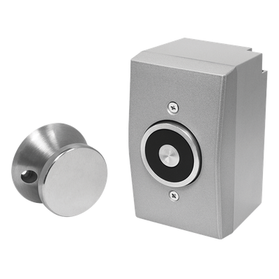 Retenedor de Puerta Electromagnético / Montaje Superficial / 33 lbs / 3 Voltajes / Sin Magnetismo Residual / Interior | SIERRA STORE