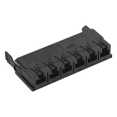 SIEMON LVCA-06-UA - Placa Adaptadora / Combo Fibra y Cobre / 6 Puertos UTP / Vacía / Negro / 19.69 pies | SIERRA STORE
