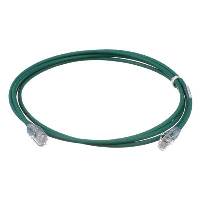 PANDUIT UTP28X7GR - Cable de Parcheo UTP Cat6A / 28AWG / CM-LSZH / 2.13 m (7 ft) / Verde | SIERRA STORE