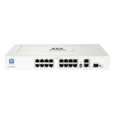 Switch PoE No Administrable / 16 Puertos 10/100 Mbps / 2 Uplink Gigabit / 1 SFP 1000 Mbps / Hi-PoE 60W / Presupuesto 180W / Gestión | SIERRA STORE