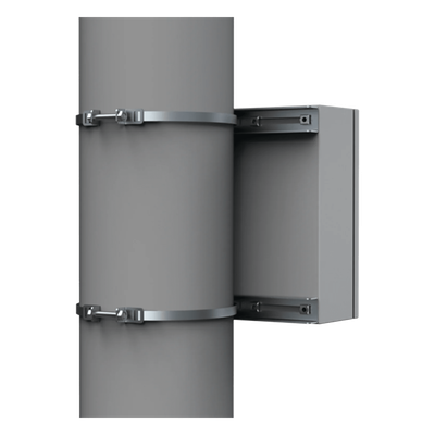 Kit de Fijación para Postes / Acero Galvanizado / Carga 900 N / Poste 80-250 mm / 2 Perfiles | SIERRA STORE