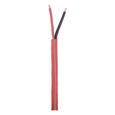 Bobina de Cable / 2x18 AWG / Riser FPLR-CL3R FT4 / 305 m (1000 ft) / Rojo / Detección de Incendio y Evacuación | SIERRA STORE