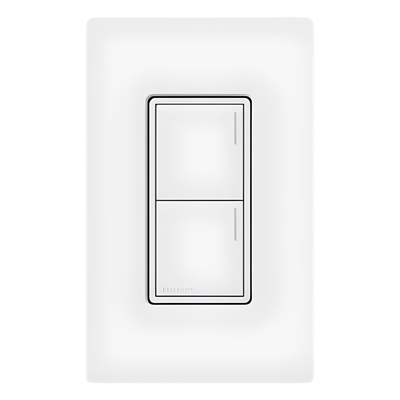 Teclado de Pared / 2 Botones / Control de Escenas / Barra Luminosa Ajustable / RadioRA 3 | SIERRA STORE