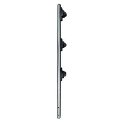 Poste de Paso / Tubo de Acero Galvanizado / Diámetro 1" / Longitud 75 cm / 3 Aisladores / Sin Pintar / Peso 0.5 KG | SIERRA STORE