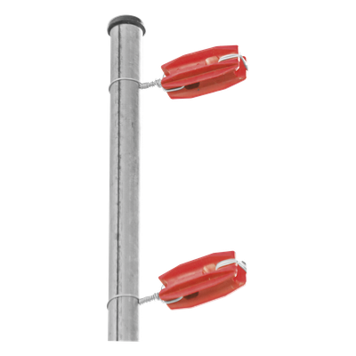 Aislador de Esquina para Cerco Eléctrico / Aislamiento 18 kV / Resistencia 7.5-10.2 kg / Anti UV / 66 mm x 31.6 mm | SIERRA STORE