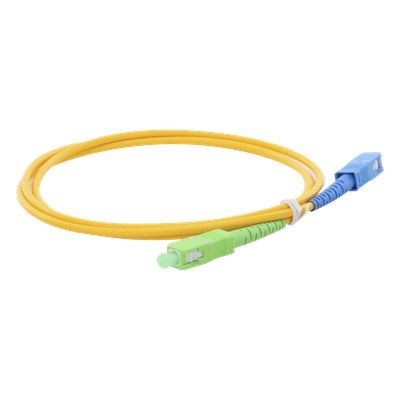 LINKEDPRO BY EPCOM LPSM3SCASCUS1 - Jumper de Fibra Óptica / Monomodo OS2 G.652D / SC/APC-SC/UPC / Simplex / 1 m (3.28 ft) / Forro PVC | SIERRA STORE