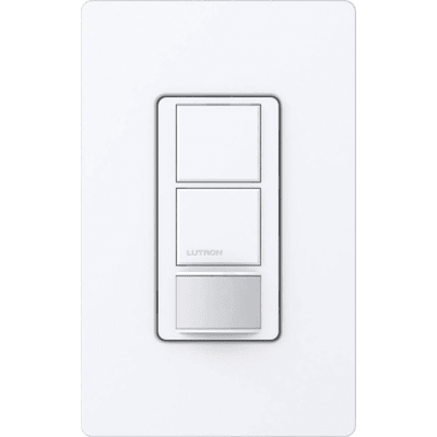 Apagador con Sensor de Ocupación PIR / Doble Circuito Independiente / 6 A 120-277 V / Ventilador 4.4 A 120 V / XCT 180° 81 m² (871.9 | SIERRA STORE