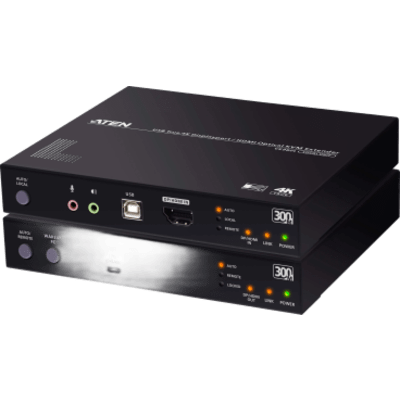 Extensor KVM Óptico USB True 4K | DisplayPort-HDMI | 300 m (984.3 ft) | Resolución 4K @ 60 Hz 4:4:4 | HDR10 | RS-232 | USB 2.0 | Audio | SIERRA STORE