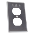 Tapa para Contacto Dúplex / Aluminio Inyectado a Presión / 1.02 mm Espesor / A Prueba de Intemperie / UL y CSA / Uso Comercial y | SIERRA STORE