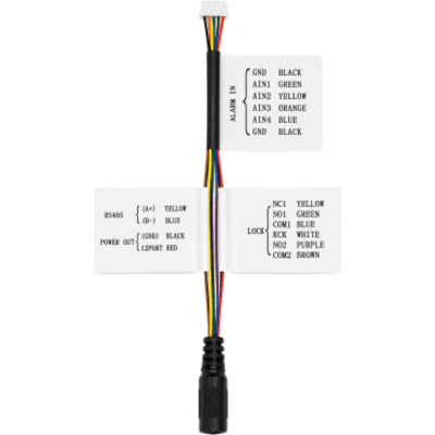 HIKVISION 101532377 - Arnés De Refacción Para Conexión De DSKV6114ME1, Alimentación, Entradas De Alarma, Comunicación Y Control De | SIERRA STORE