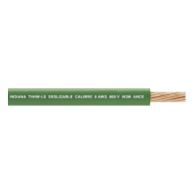 Cable Eléctrico / 6 AWG / 1 Conductor / Cobre / THW-LS / 19 Hilos / Verde / 300 m / 984 pies | SIERRA STORE