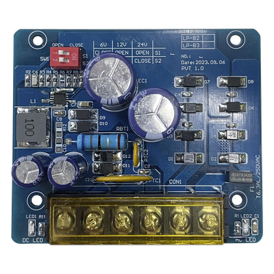 Fuente Tipo Tarjeta / Salida Seleccionable 6/12/24 Vcc / 1.5 A Continuo / Entrada 16-24 Vca / Protección Térmica y Cortocircuito | SIERRA STORE