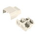 PANDUIT T70EEIW - Conector de Tubería a Canaleta / Salidas 1/2", 3/4", 1" y 1 1/4" / PVC Rígido / UL94V-0 / TIA/EIA / Color Blanco Mate | SIERRA STORE