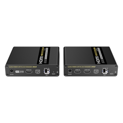 Kit Extensor HDMI por FIBRA ÓPTICA 10G a 40 Km | Resolución 4K@60Hz | Monomodo (SMF) | IPCOLOR PIXEL | Cero Latencia | Sin Comprimir | SIERRA STORE