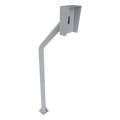 ACCESSPRO BAS-POS-RFID - Base Tubular para Lectora RFID / Acero Calibre 14-16-18 / 1206 mm (3.96 ft) de Alto / 3.3 kg / Pintura | SIERRA STORE