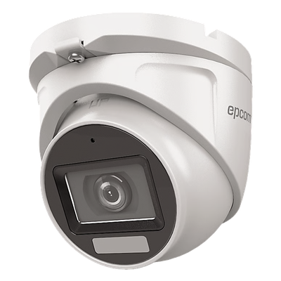 Cámara Turret TURBOHD / 2 Megapixel / Dual Light 30 m (98.4 ft) IR + 20 m (65.6 ft) Luz Blanca / Audio Integrado / IP66 / Metal | SIERRA STORE