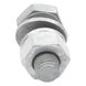 Tornillo estructural / Grado A325 / 1/2 x 1-1/2 pulg / Cabeza hexagonal / Tuerca plana / Galvanizado | SIERRA STORE