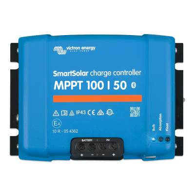 Controlador de Carga Solar MPPT / 50A / 100V PV / 12-24V Auto / IP43 / Sin Ventilador / Bluetooth Integrado | SIERRA STORE