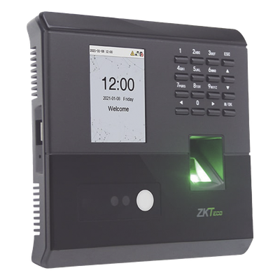 Terminal Biométrica Facial y Huella / 100 Rostros / 500 Huellas / Visible Light / TCP/IP / ADMS / BioTimePro | SIERRA STORE